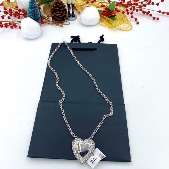 Women’s authentic Fallon rhodium heavyweight necklace - Picture 1 of 12